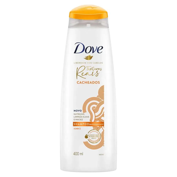 SHAMPOO DOVE TEXTURAS CACHEADO 400ML