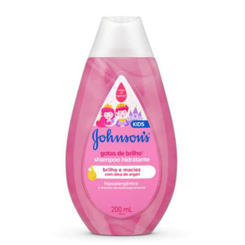 SHAMPOO JONHSON BABY GOTAS DE BRILHO 200ML