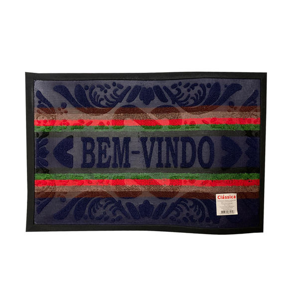 TAPETE BEM VINDO 100 POLIESTER 40X60 CM