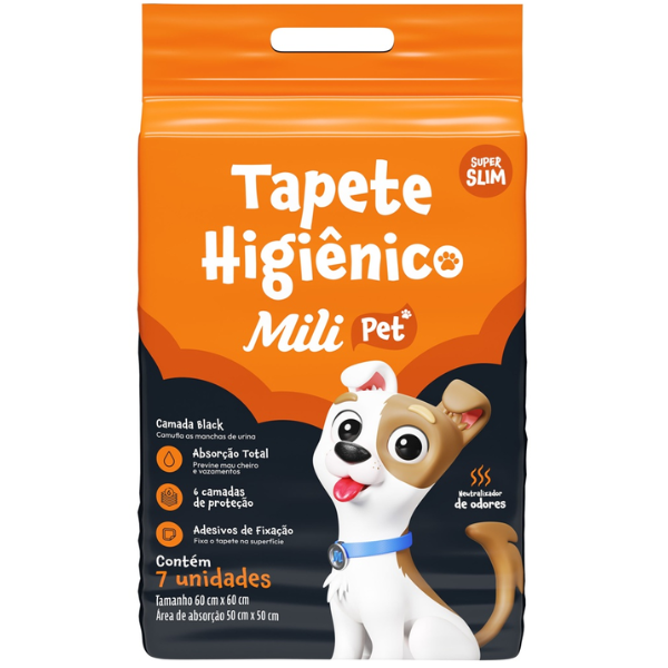TAPETE HIGIENICO MILI PET 7UN
