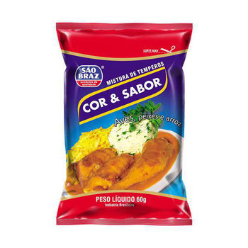 TEMPERO SAO BRAZ AVES PEIXES ARROZ 60G