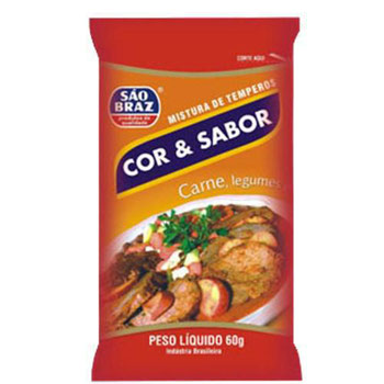 TEMPERO SAO BRAZ CARNE LEGUMES E ARROZ 60G