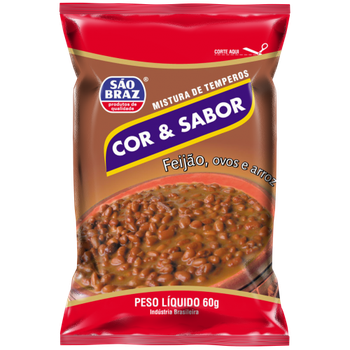 TEMPERO SAO BRAZ COR E SABOR FEIJAO 60G