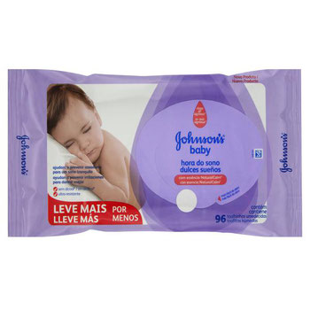 TOALHAS UMED JOHNSONS BABY HORA SONO C 96UND