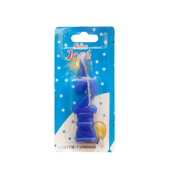 VELA ANIVERSARIO AZUL SAO JOSE N2