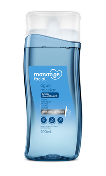 Água Micelar Facial Monange Frasco 200ml