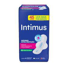 Absorvente Noturno Com 45un Com Abas Seca Intimus