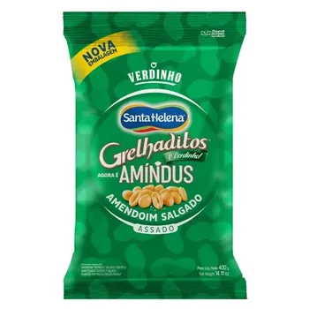 Amendoim  Assado  Sem Pele 400g Santa Helena
