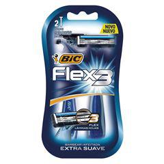 Aparelho De Barbear Flex 3 om 2 Bic