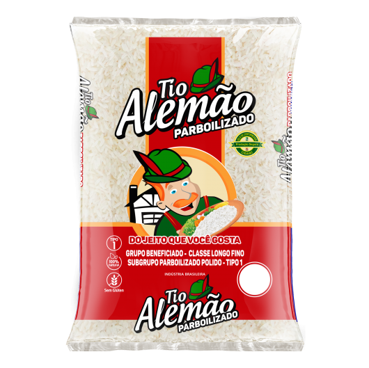Arroz Parboilizado 1kg Tp1 Tio Alemao