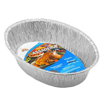 Assadeira Moldada Alumino 4lt Wyda