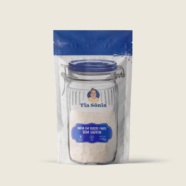 Aveia Em F.Finos S/Glutem 170g Minha Tia