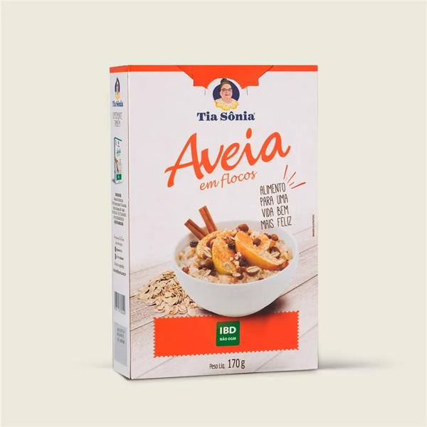 Aveia Em Flocos 170g Minha Tia