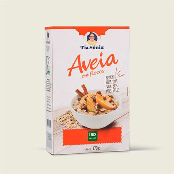 Aveia Em Flocos 170g Minha Tia