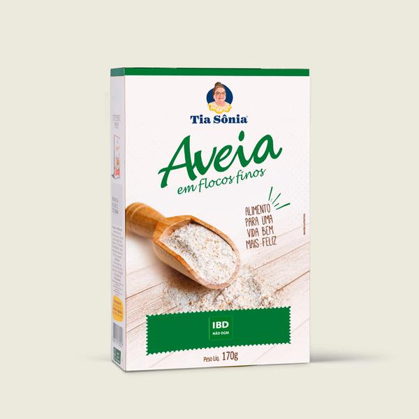 Aveia Em Flocos Finos 170g Minha Tia