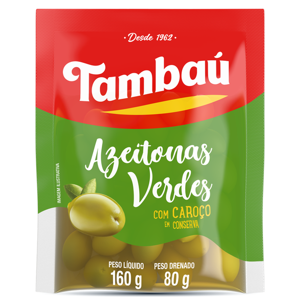 Azeitona  Verde 80g Tambau