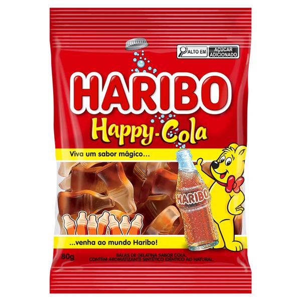 Bala 80g Gelatina Happy Cola Haribo