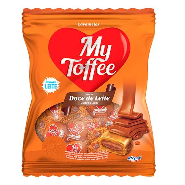 Bala My Toffe 90g Doce De Leite Riclan