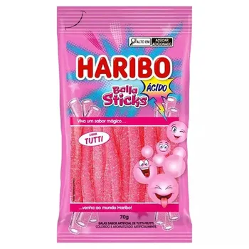 Bala Sticks 70g  Tutti Acido Haribo