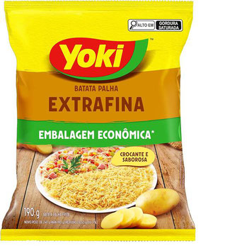 Batata Palha 190g Extrafina Yoki