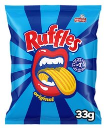 Batata Ruffles 33g Original Elma Chips