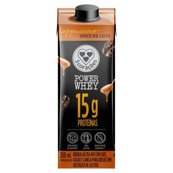 Bebida Lact.Whey 250ml Bauni. 3 Coracoes