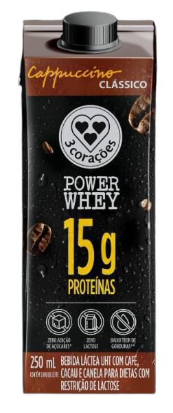 Bebida Lactea Capuccino Zero Lactose 3 Coracoes