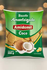 Biscoito Amant. Coco 270g Amidomil