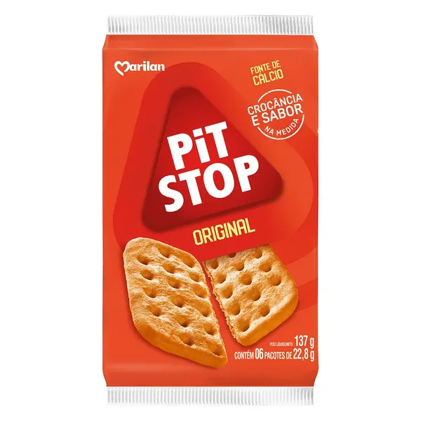 Biscoito Pit Stop 137g Marilan