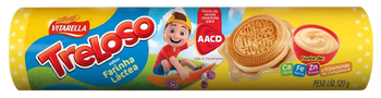 Biscoito Recheado 120g Treloso Farinha Vitarella