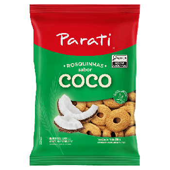 Biscoito Rosquinha 250g Coco Parati