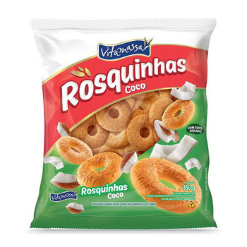 Biscoito Rosquinha 280g Coco Vitamassa