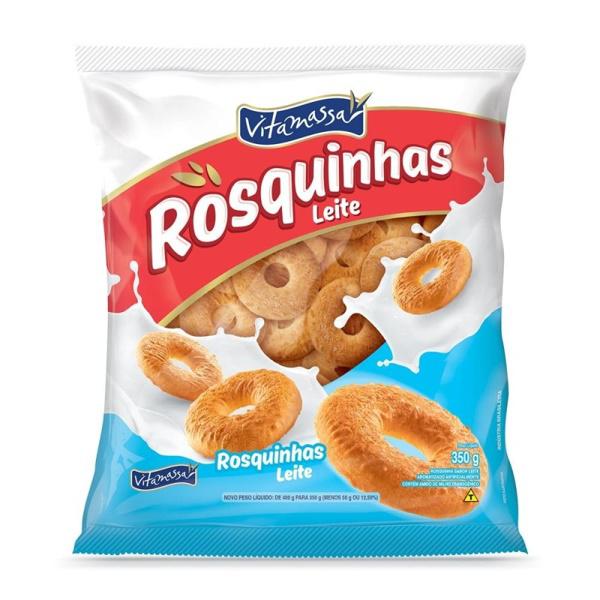 Biscoito Rosquinha 280g Leite Vitamassa
