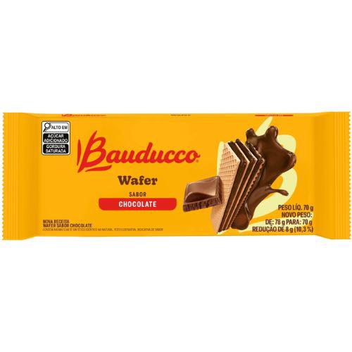 Biscoito Wafer 70g Chocolate Bauducco
