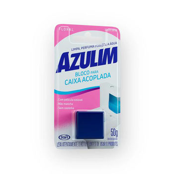 Bloco Sanitaria 50g Floral Azulim