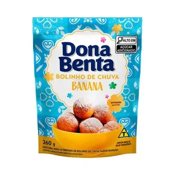 Bolinho De Chuva Banana 260g Dona Benta