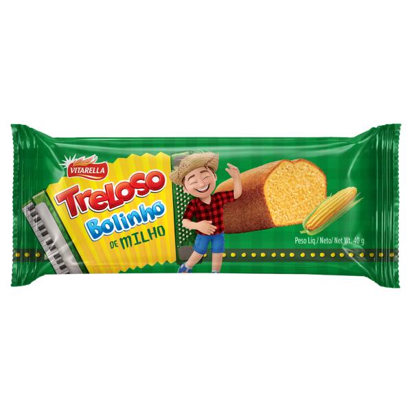 Bolinho Treloso  40g Milho Vitarella