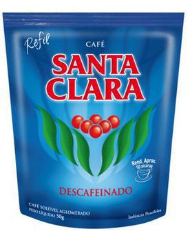 Cafe Soluvel 40gr Sh Descaf Santa Clara