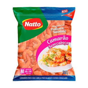 Camarao S/Cabeça m 400g Cong Natto