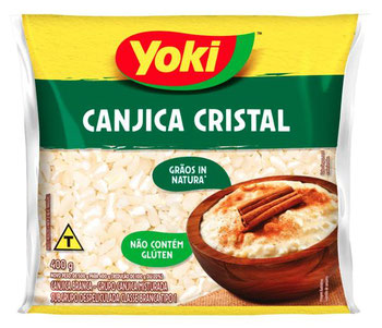 Canjica 400g Branca/Cristal