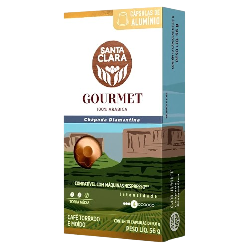 Capsula Cafe G 56g Com 10 Un Santa Clara