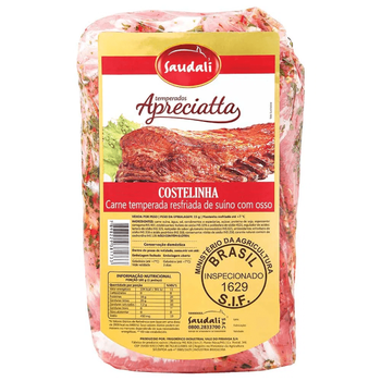 Carne Suina Costelinha Temperada Kg Resfriada Saudali