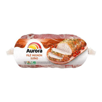 Carne Suina File Mignon Kg Congelado Aurora
