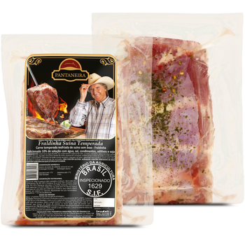 Carne Suina Fraldinha Temperada Kg Congelado Pantaneira