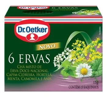 Cha Misto 6 Ervas 15gr Dr Oetker