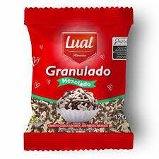 Chocolate Granulado Mesclado 120g Lual