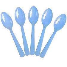 Colher Plastica Refeicao C/10 Cristal Brink Fest