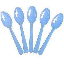 Colher Plastica Refeicao C/10 Cristal Brink Fest