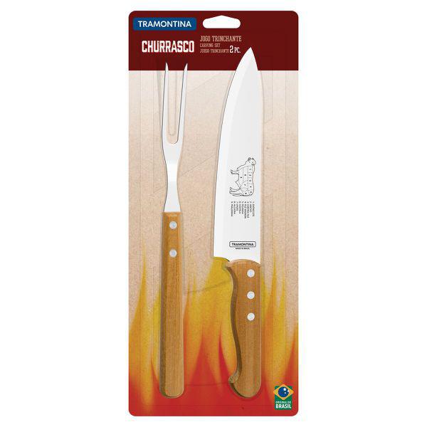 Conjunto Churrasco Inox 2pcs