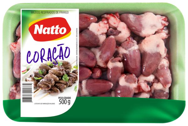 Coracao Congelado Temperado Natto 600g